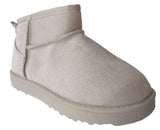 Girls Cozy Kids Faux Suede Boots - Fur Lined Comfort, Sizes 10-2, Five Stylish Colors