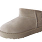 Girls Cozy Kids Faux Suede Boots - Fur Lined Comfort, Sizes 10-2, Five Stylish Colors