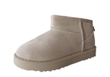 Girls Cozy Kids Faux Suede Boots - Fur Lined Comfort, Sizes 10-2, Five Stylish Colors