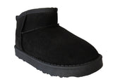 Girls Cozy Kids Faux Suede Boots - Fur Lined Comfort, Sizes 10-2, Five Stylish Colors