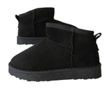 Girls Cozy Kids Faux Suede Boots - Fur Lined Comfort, Sizes 10-2, Five Stylish Colors