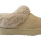 Cozy Kids' Girls' Slippers with Faux Fur Collar and Lining