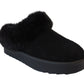 Cozy Kids' Girls' Slippers with Faux Fur Collar and Lining