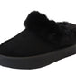 Cozy Kids' Girls' Slippers with Faux Fur Collar and Lining