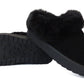 Cozy Kids' Girls' Slippers with Faux Fur Collar and Lining