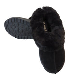 Cozy Kids' Girls' Slippers with Faux Fur Collar and Lining