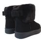 Cozy Kids' Faux Fur Lined Boots with Fluffy Collar - Girls' Comfort Winter Footwear