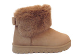 Welma Stylish Faux Suede Fur-Lined Ankle Boots for Women