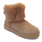 Welma Stylish Faux Suede Fur-Lined Ankle Boots for Women