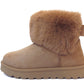 Welma Stylish Faux Suede Fur-Lined Ankle Boots for Women