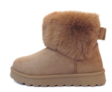 Welma Stylish Faux Suede Fur-Lined Ankle Boots for Women