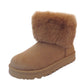 Welma Stylish Faux Suede Fur-Lined Ankle Boots for Women
