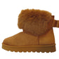 Welma Stylish Faux Suede Fur-Lined Ankle Boots for Women
