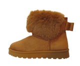 Welma Stylish Faux Suede Fur-Lined Ankle Boots for Women