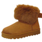 Welma Stylish Faux Suede Fur-Lined Ankle Boots for Women