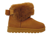 Welma Stylish Faux Suede Fur-Lined Ankle Boots for Women