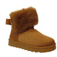 Welma Stylish Faux Suede Fur-Lined Ankle Boots for Women