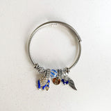 Nixi Silver  Elephant Charm Bracelet