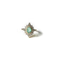 Florence Azure Stone Vintage Style Adjustable Ring