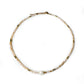 Eira Blush Crystal Beaded Necklace With Pearl And Gold Accents