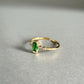 Clarissa Luxe 18k Gold Plated Jewel Ring