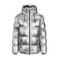 Cosmos Hooded Down Jacket - Silver