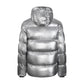 Cosmos Hooded Down Jacket - Silver