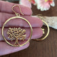 Tree of Life Brass Earrings.