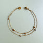 Essie Luxe 18k Gold Plated Heart Bracelet