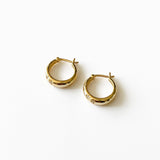 Celeste Luxe Sterling Silver 18k Gold Plated Earrings