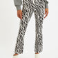 Louche Janelyn Zebra Flared Slim Fit Trouser