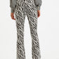 Louche Janelyn Zebra Flared Slim Fit Trouser