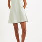 Jerrika Sail Stripe A-Line Mini Dress Green