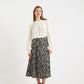 Kiyo Roar Print Midi Skirt
