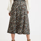 Kiyo Roar Print Midi Skirt
