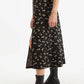 Kiyo Slavic Flowers Midi Skirt