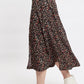 Louche Kiyo Wax Flower Print Midi Skirt