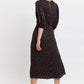 Louche Leonore Cherry Pie Print Square Neck Midi Dress