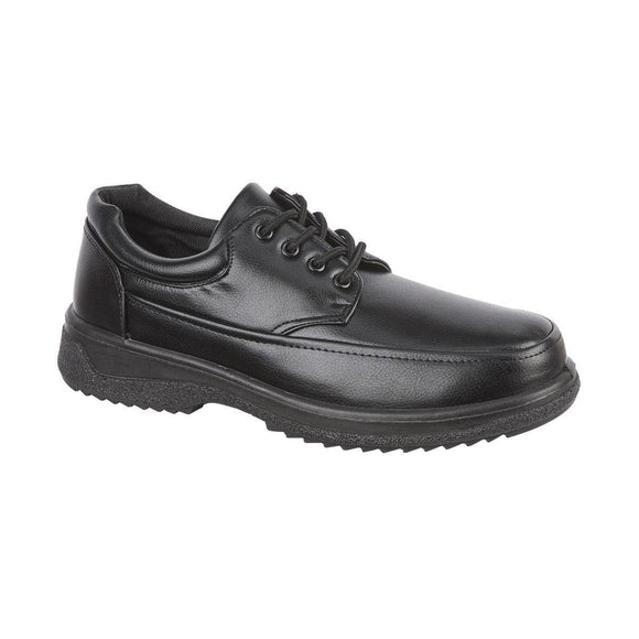 Liam Mens Lightweight Comfort Black formal shoes