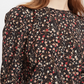 Lima Wax Flower Print Long Sleeve Blouse