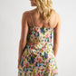 Linsey Summer Dream Print Strappy Mini Sundress