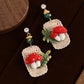 Magic Carpet Mushroom Earrings