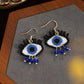 Evil Eye Crochet Earrings