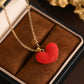 Sweetheart Micro Crochet Pendant Necklace