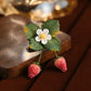 Strawberry Micro Brooch
