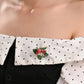 Strawberry Micro Brooch