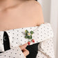 Strawberry Micro Brooch