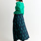 Lizea Tie Up Midi Skirt - Navy