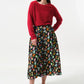 Lizea Toadstool Tales Print Midi Skirt