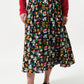 Lizea Toadstool Tales Print Midi Skirt